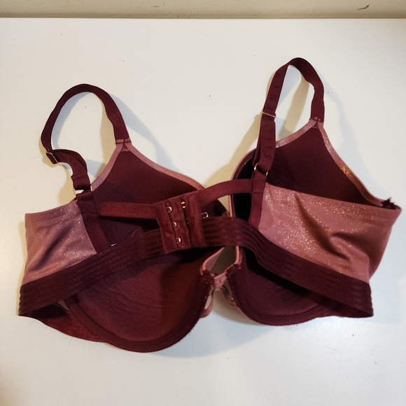 Savage X Fenti Shimmering Underwire Mauve Bra size 38D - Picture 6 of 10